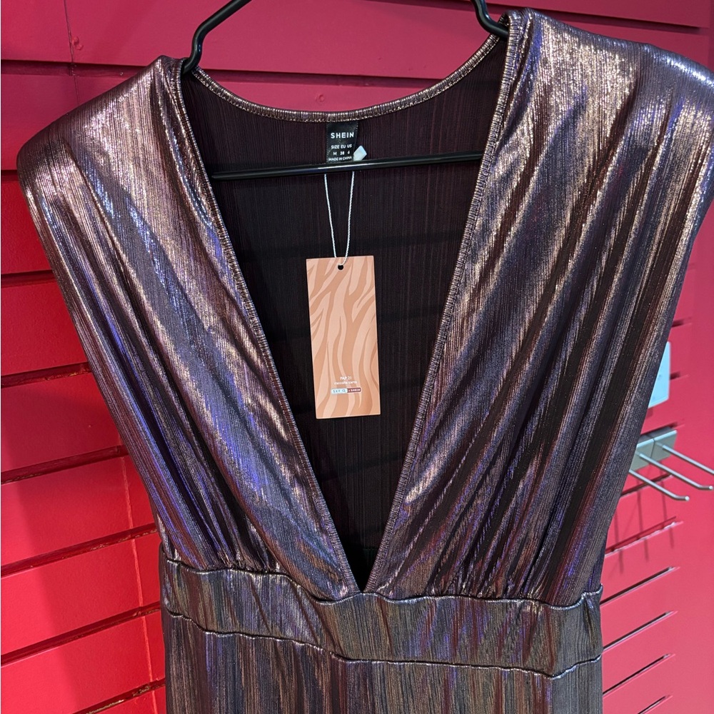 Metallic Multi Color Jumpsuit - Picture 2 of 4